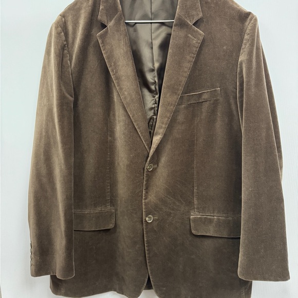 Alfani Brown Corduroy Sport Coat Classic Fit